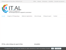 Tablet Screenshot of clinique-cital.com